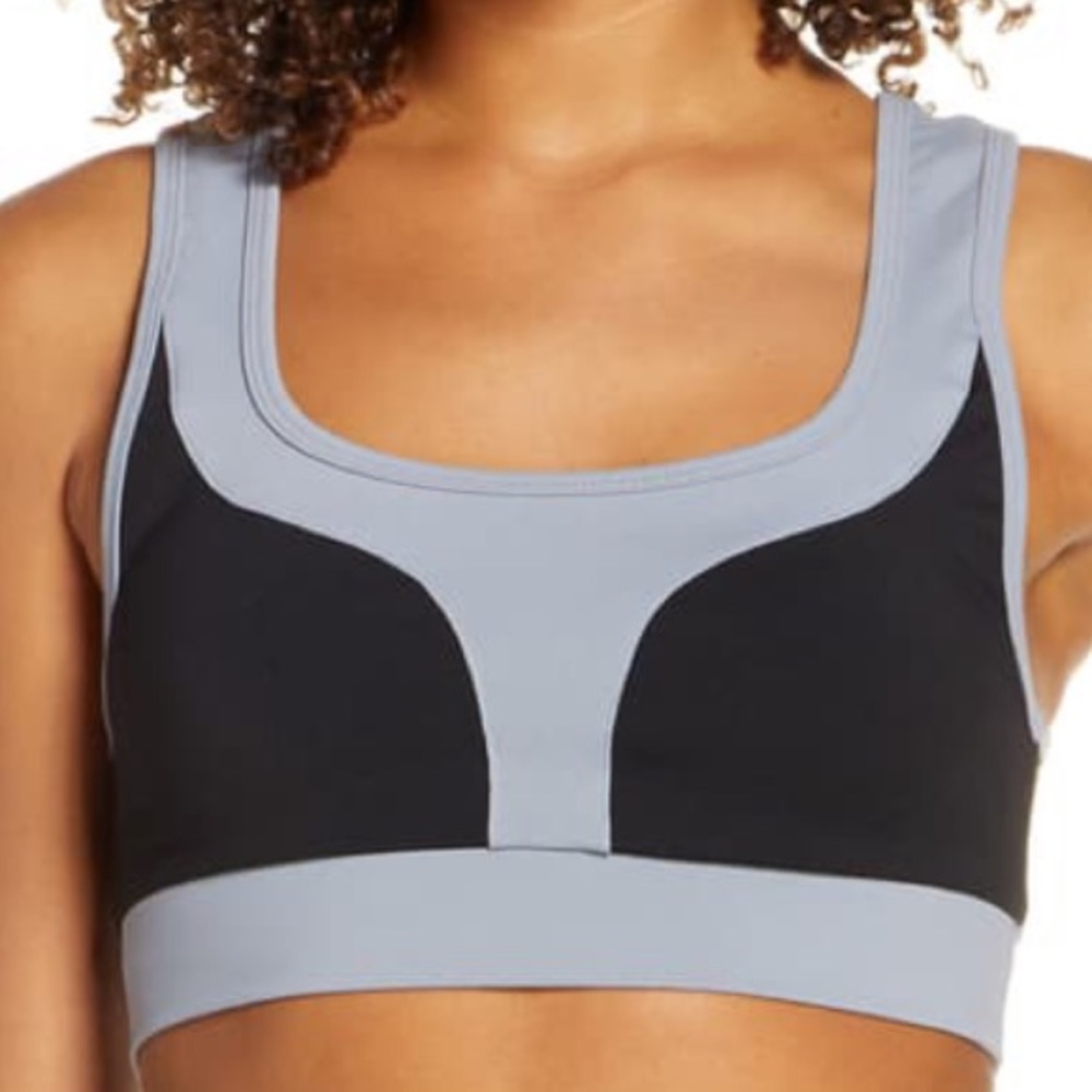 Live the Process Geometric Sports Bra SZ L NWT